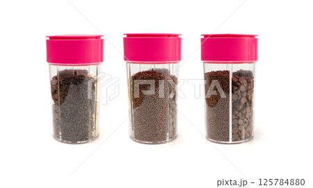 Chocolate Sprinkle Packaging Box Isolated, Candy Sprinkles Flakes, Sweet Flakes Glaze Decoration 125784880