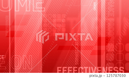直線を基調とした背景とポジティブな英単語が並んだスタイリッシュな背景 - レッド 直線を基調とした背景とポジティブな英単語が並んだスタイリッシュな背景 - レッド 125787030