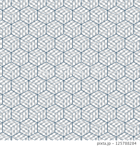 Ajiro Japanese pattern seamless pattern, traditional Japanese style background material 125788284