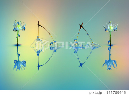 水滴・創作写真 125789446