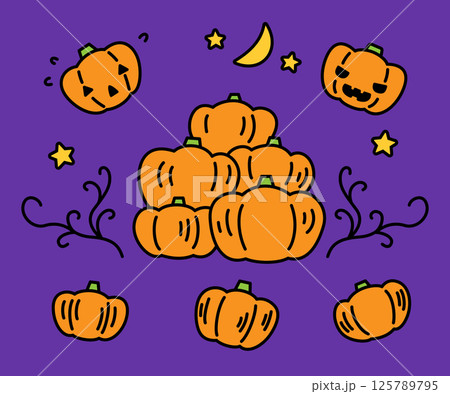 ジャックオランタン ジャックオーランタン ハロウィン パンプキン かぼちゃ ジャックオランタン ジャックオーランタン ハロウィン パンプキン かぼちゃ 125789795