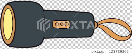 The illustration of a torch The illustration of a torch 125789862