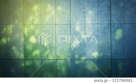 コンクリートの壁にライトが当たるレトロモダンな背景テクスチャ コンクリートの壁にライトが当たるレトロモダンな背景テクスチャ 125790081