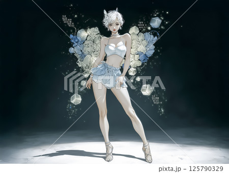 テクノフェアリー　メモリーの妖精のイラスト素材 125790329