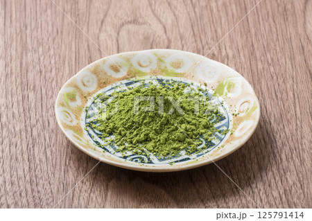 抹茶 お茶 抹茶の粉末 料理の材料 イメージ素材 抹茶 お茶 抹茶の粉末 料理の材料 イメージ素材 125791414