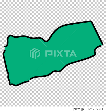 Handwritten_Yemen_vector material 125795311