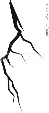 Striking black background, a sharp, jagged crack diagonally bisects the frame, creating an eerie visual. It is very dramatic and stark. Striking black background, a sharp, jagged crack diagonally bisects the frame, creating an eerie visual. It is very dramatic and stark. 125795383
