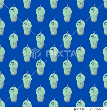 seamless background with different hamburger. 125795685