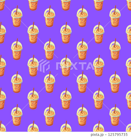 seamless background with different hamburger. seamless background with different hamburger. 125795735