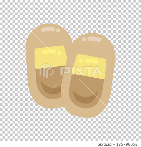ビジュー付きのパンプス イラスト ビジュー付きのパンプス イラスト 125796058