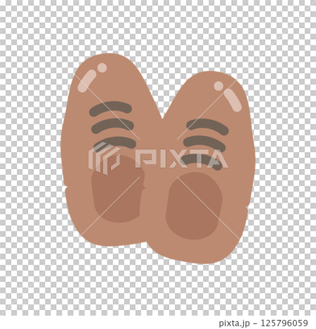 革靴  ビジネスシューズ  イラスト 125796059