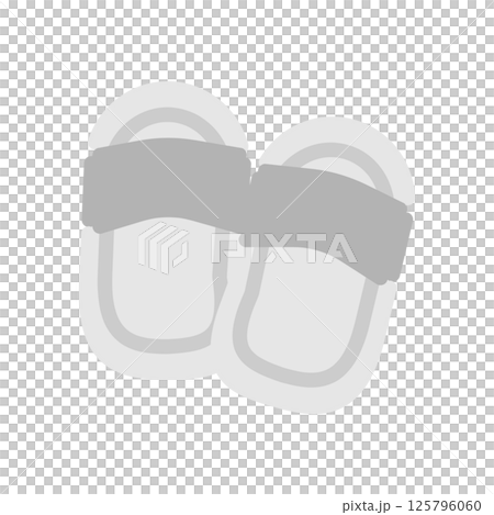 サンダル  スリッパ  イラスト 125796060