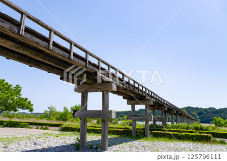 静岡県島田市 蓬莱橋 静岡県島田市 蓬莱橋 125796111