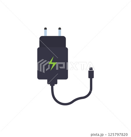 hone charger with a green lightning 125797820