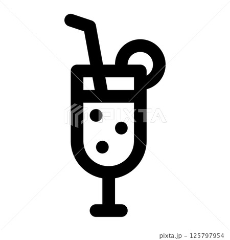 lemon tea icon 125797954