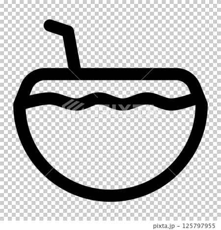 coconut water icon 125797955