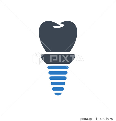 Dental Screw Icon Dental Screw Icon 125801970