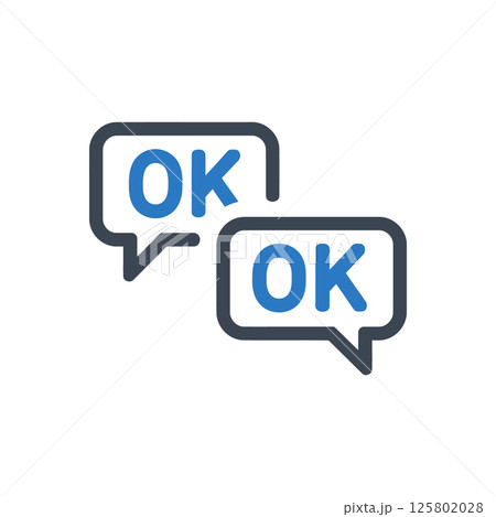 Double Chat Icon 125802028
