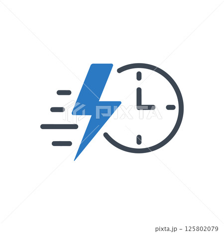 Speed Efficiency Time Icon 125802079