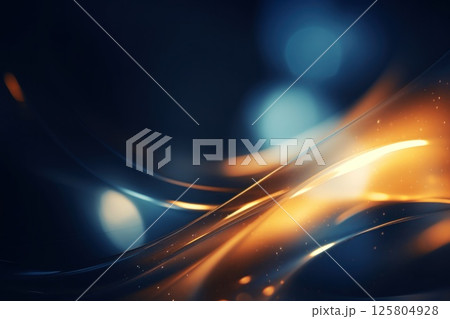 Abstract technology background curved and wavy surface with a smooth texture 125804928