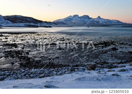 Norwegian winter landscape Norwegian winter landscape 125805010