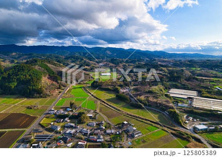 都城市空撮山之口町より R7年 都城市空撮山之口町より R7年 125805389
