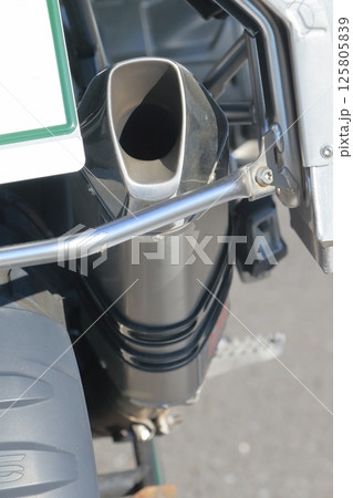 オートバイのマフラー（ステンレス製） 125805839