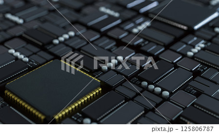 The Mother board for Technology concept 3d Rendering. 125806787