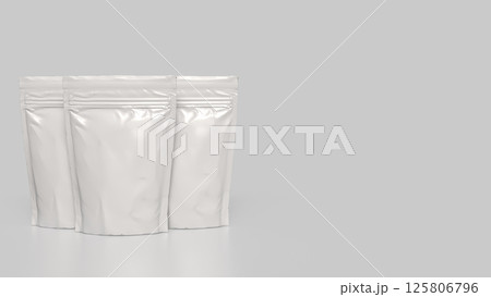 The White package for food concept 3d Rendering. 125806796