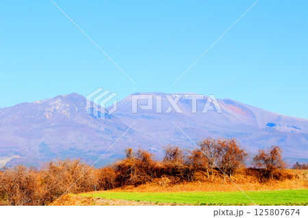 12月の浅間山　　　信州の山々　　　信州の自然　　　信州の風景 125807674