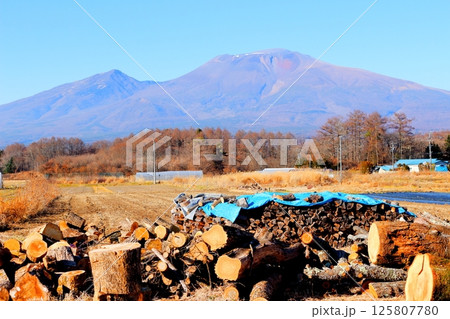 12月の浅間山 信州の山々 信州の自然 信州の風景 12月の浅間山 信州の山々 信州の自然 信州の風景 125807780