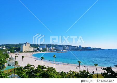 和歌山県白浜町の白良浜 125808387