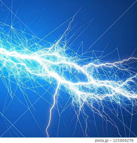 稲妻 雷 落雷 イラスト 稲妻 雷 落雷 イラスト 125809276
