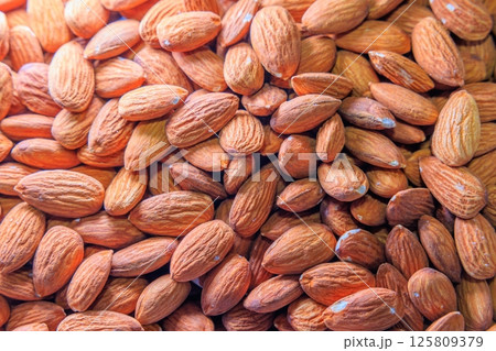 アーモンドのテクスチャ アーモンドのテクスチャ 125809379
