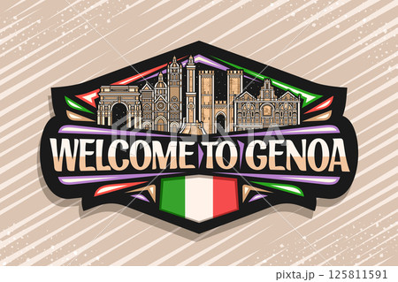 Vector logo for Genoa 125811591