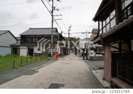愛媛県、大洲の町並み 125811784