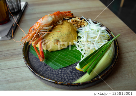 Asia, Banana Leaf, Bean, Bean Sprout, Chicken Meat 125813001