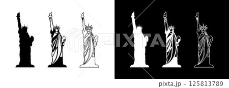 Statue of Liberty icon. 125813789