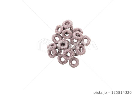 PNG,Colorful corn flakes, isolated on white background PNG,Colorful corn flakes, isolated on white background 125814320