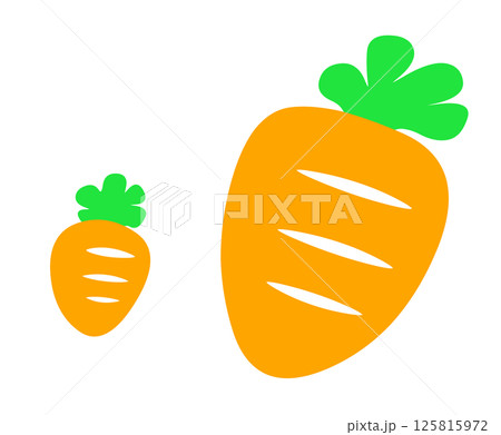 人参 かわいい 夏野菜 イラスト 125815972