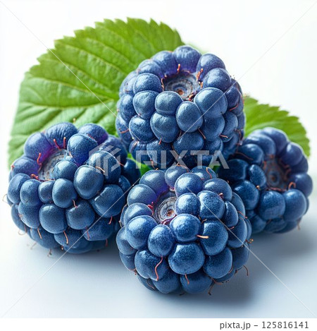 Vibrant Blue Raspberries 125816141