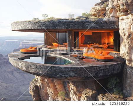 Modern Desert House with Stunning Views 125816226