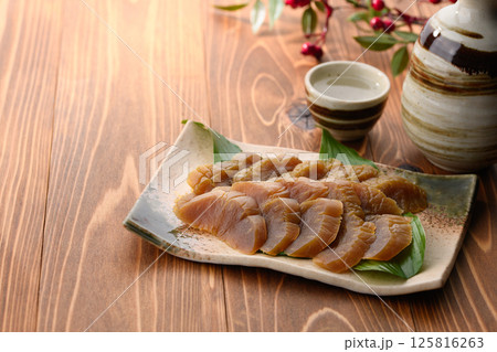 奈良漬けと日本酒 奈良漬けと日本酒 125816263