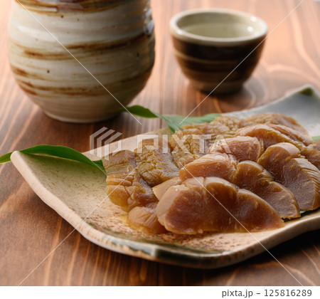 奈良漬けと日本酒 125816289