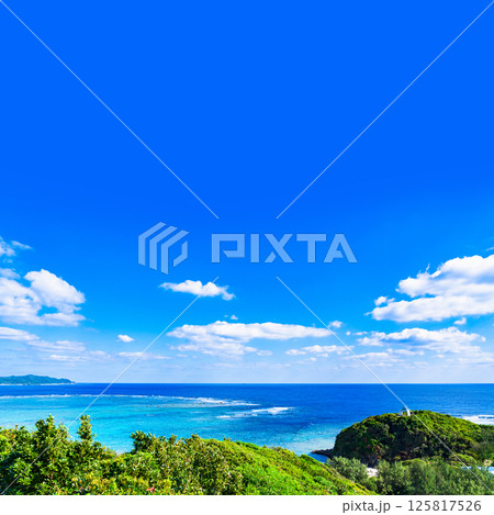 奄美大島 の あやまる岬 からの 絶景 パノラマ 【 鹿児島県 奄美市 の 風景 景色 】 125817526