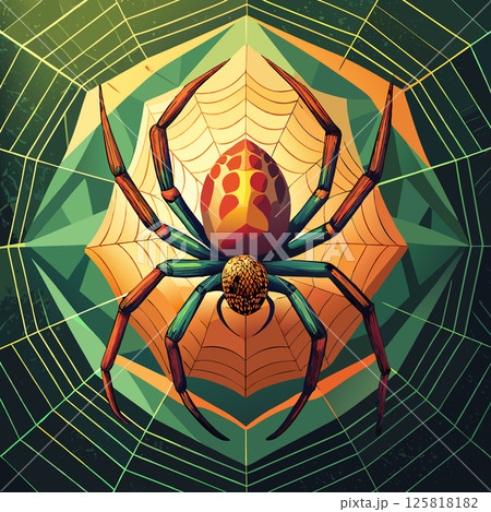spider web and spiders 125818182