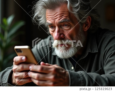 老人にスマホは難し過ぎる 操作方法が良くわからない 125819023