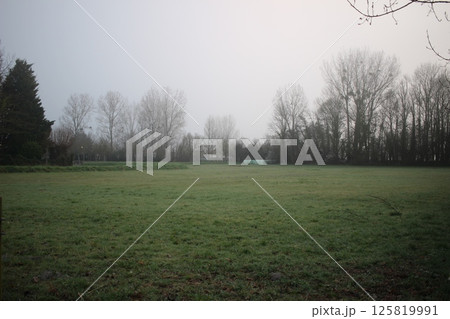 フランス　ノルマンディー地方　旧市街　古民家 125819991