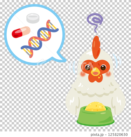 雞吃了有問題的飼料的插圖 雞吃了有問題的飼料的插圖 125820630