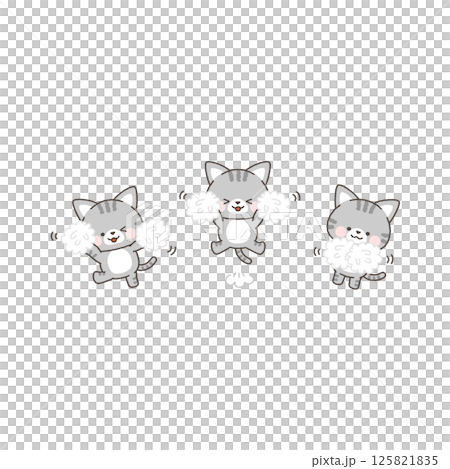 Sabtaboo cat white team cheerleader set 125821835